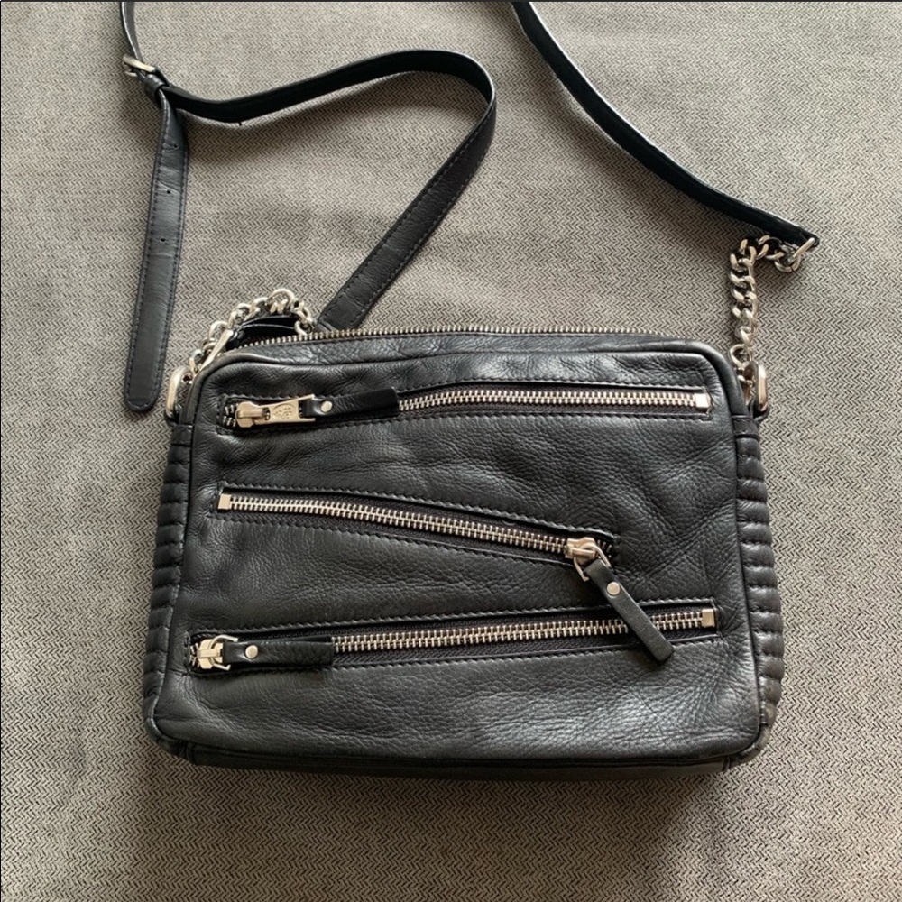 Ash leather bag